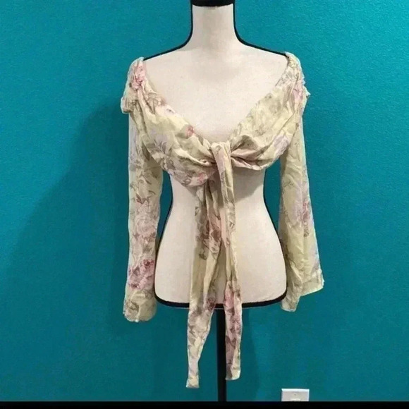 Majorelle revolve adjustable tie front rum runner top - Picture 2 of 5